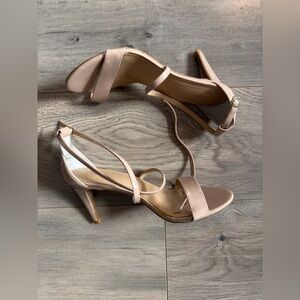 Thalia Sodi Blush Strappy Heels